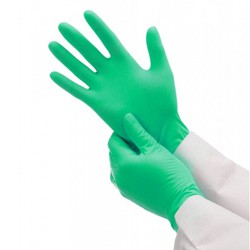 Нитриловые печатки хим. стойкие KLEENGUARD* G20 ATLANTIC Green 24см, XS, Kimberly-Clark