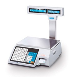 Торговые весы с печатью этикеток CL-5000J IP (TCP/IP)-30кг (со стойкой) CAS