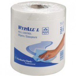 Салфетки одноразовые WYPALL L20 (бел., 1сл.) Kimberly-Clark