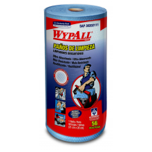 Салфетки многоразовые WYPALL* X60 (большой рулон, голубой) Kimberly-Clark