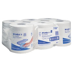 Салфетки одноразовые WYPALL* L10 (рулон, белый) Kimberly-Clark